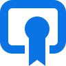 Business registration certificate icon